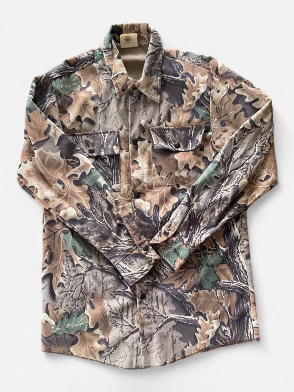 Vintage Camo Button-up - Made in USA! Like New Condition - size medium